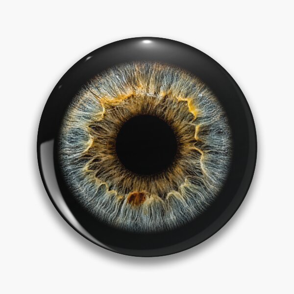 Item preview, Macro Human Iris Photography - Blue and Brown Eye Anatomy Art designed and sold by DiscoverySB.