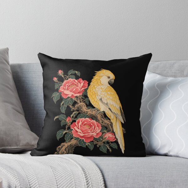 Item preview, Yellow Cockatoo and Peony Branch designed and sold by anapldv.