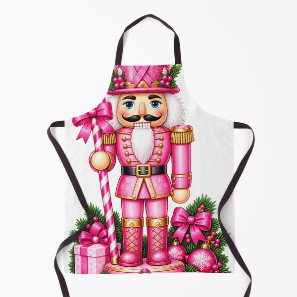 Item preview, Pink Ribbon Nutcracker Candy Cane Christmas designed and sold by Affiliora.