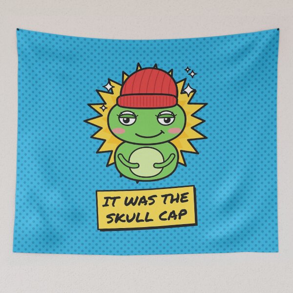 Item preview, It Was The Skull Cap - Pop Art Glow Up Frog designed and sold by SailWolf--.