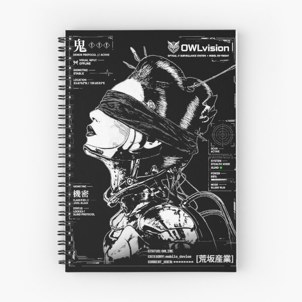 Item preview, Cyber Geisha Unit-07 Blind Protocol - Cyberpunk Cyborg Geisha Poster designed and sold by OWLvision33.