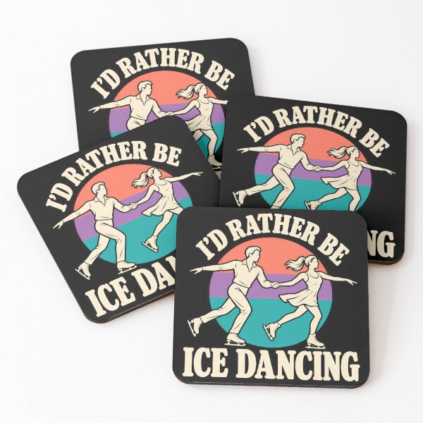 Item preview, I'd Rather Be Ice Dancing Figure Skating Couple designed and sold by Rtcraftani.