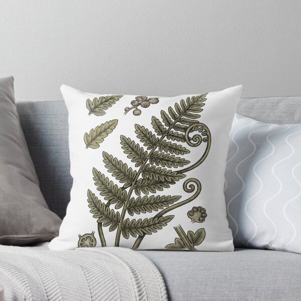 Item preview, Antique Fern And Fiddlehead Plant Study Light Academia designed and sold by PrintivoraHub.