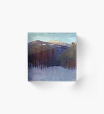 Abbott Handerson Thayer Mount Monadnock Acrylic Block