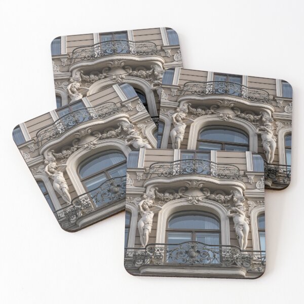 Item preview, Elegant Art Nouveau Architecture and Sculptural Balcony Details designed and sold by DiscoverySB.