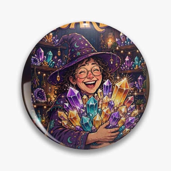 Artikelvorschau, Crystal Hoarder Funny Witch Crystal Collection Gift entworfen und verkauft von MojoHill.
