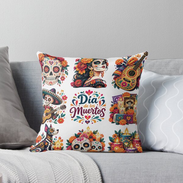 Item preview, Day of the Dead Catrina Floral Mexican Fiesta Art designed and sold by Gold Turtle  Lina.