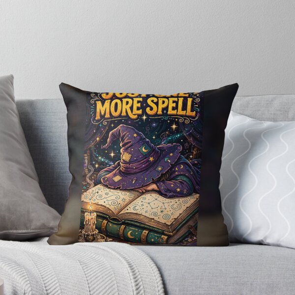 Item preview, Just One More Spell Funny Sleeping Witch Spellbook Gift designed and sold by MojoHill.