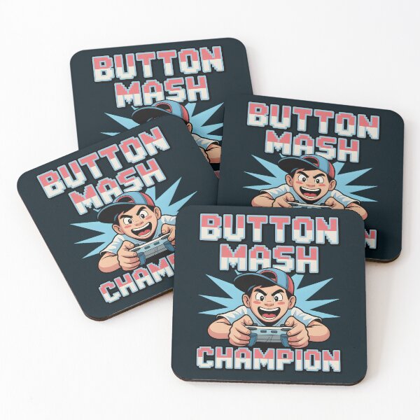 Item preview, Button Mash Champion – Funny Gamer Quote designed and sold by Jollys-ArtShop.