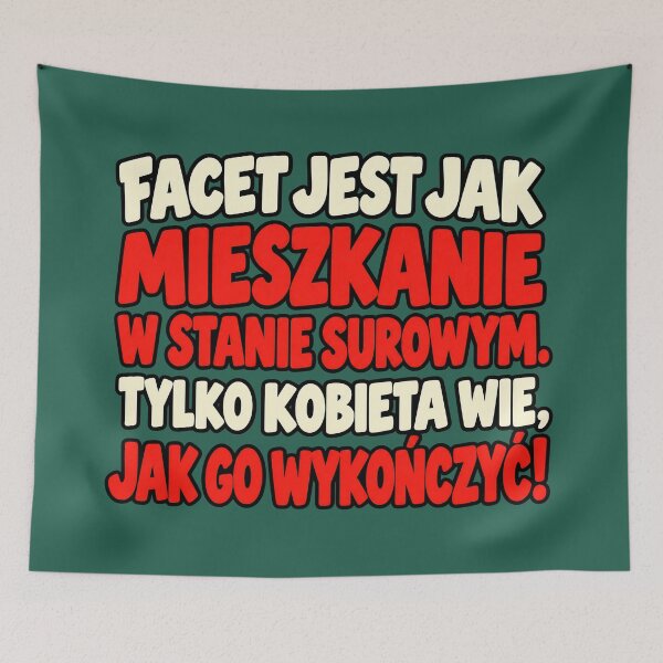 Item preview, Unfinished Apartment: Polish Relationship Humor designed and sold by PRINTIONAL.