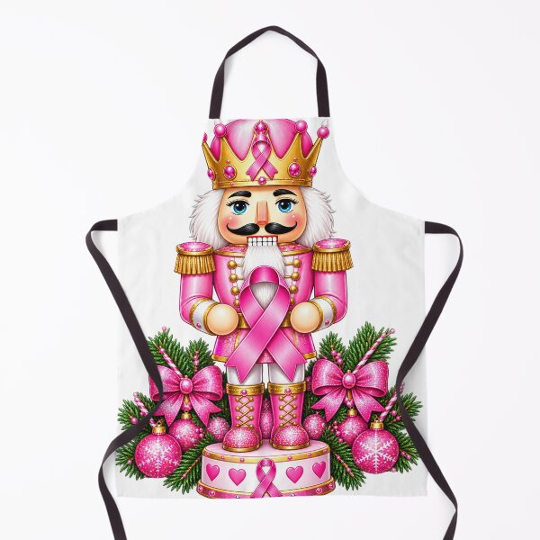 Item preview, Glittery Pink Ribbon Nutcracker Christmas designed and sold by Affiliora.
