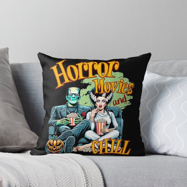Item preview, Horror Vintage Movies And Chill Frankenstein And Bride Of Frankenstein   designed and sold by AllThingsGamers.