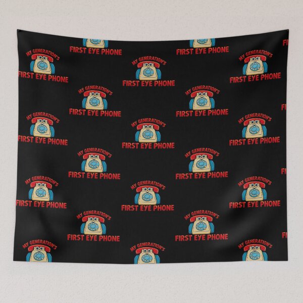 Item preview, My Generation's First Eye Phone 90s Retro Humor designed and sold by Redgiant87x.