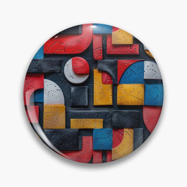 Item preview, Abstract Geometric Shapes 3D Colorful Pattern designed and sold by NTGUILTY.