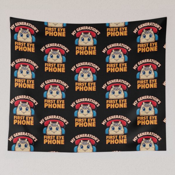 Item preview, My Generation's First Eye Phone Nostalgic Phone Humor designed and sold by Redgiant87x.