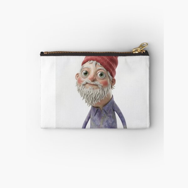 Item preview, Folklore Gnome in red hat mythological goblin creature illustration designed and sold by Vintage Designs +.