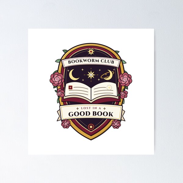Item preview, Book Lover Gilded Bookplate Lost in Books designed and sold by Ozalk.