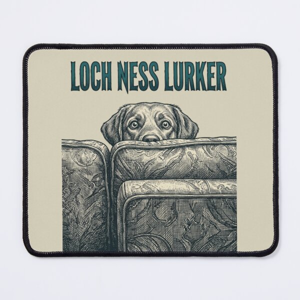 Item preview, Loch Ness Lurker Funny Dog Hiding Cryptid Dog Funny Dog Owner Gift designed and sold by FurRealStudioCo.