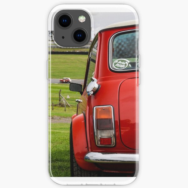 Klassisches Mini Rot iPhone Flexible Hülle