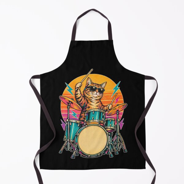 Item preview, Cat Playing Drums Sunglasses designed and sold by tellia-kallisto.
