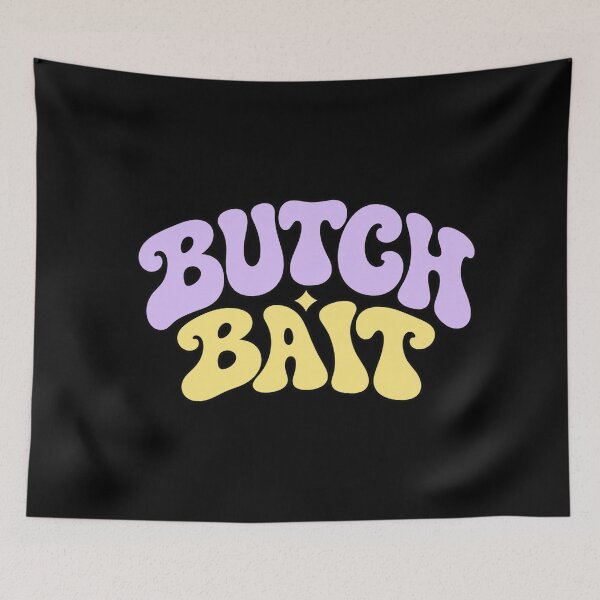 Item preview, Butch Bait in Curved Retro Bubble Lettering designed and sold by AMICO77.