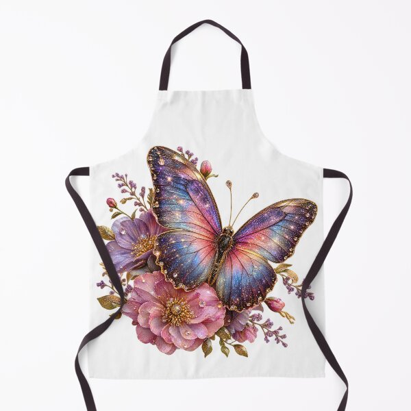 Item preview, Ultra Realistic Glitter Butterfly And Flowers designed and sold by wallpapersarts.