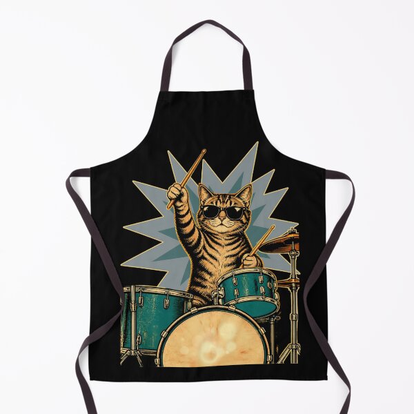 Item preview, Cat Playing Drums Sunglasses designed and sold by tellia-kallisto.