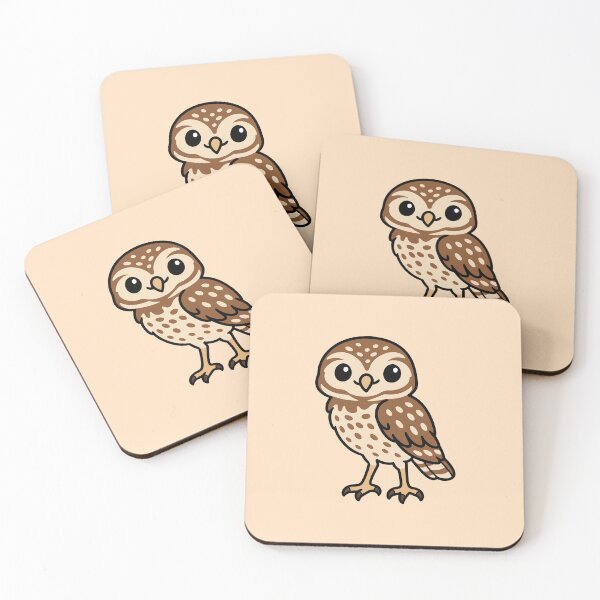 Item preview, Cute Cartoon Burrowing Owl designed and sold by WildlifeDoodle.