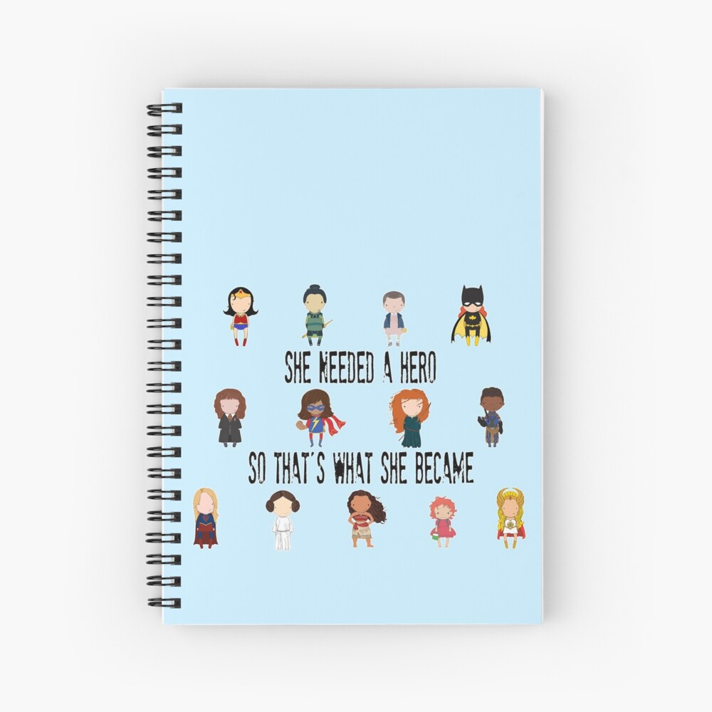 So that's what she became Spiral Notebook