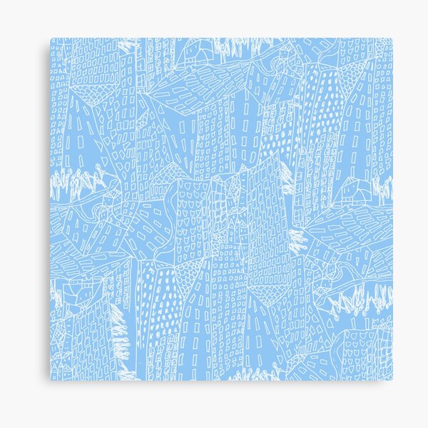 blue city Canvas Print