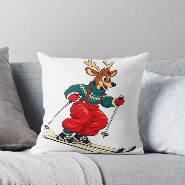 Item preview, Christmas Reindeer Skiing in Oversized Snow Pants designed and sold by Drip stamp.