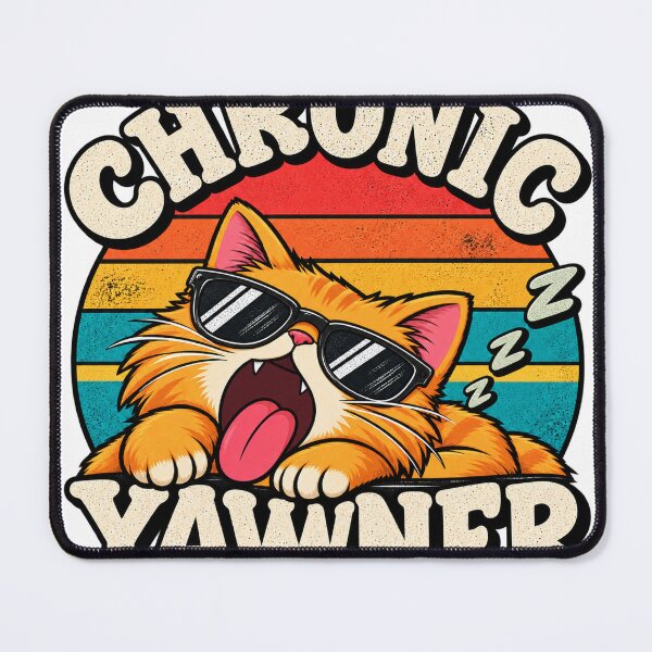 Item preview, Chronic Yawner Sleepy Cat designed and sold by keltee.