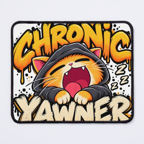 Item preview, Chronic Yawner Sleepy Cat designed and sold by keltee.