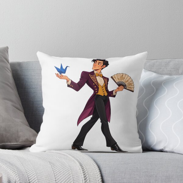 Item preview, Magician Revealing a Blue Origami Crane designed and sold by Drip stamp.