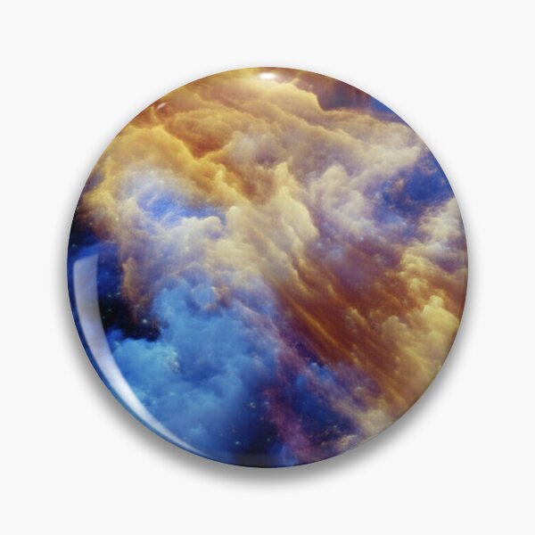 Artikelvorschau, Cosmic Orange Nebula Galaxy Art Print entworfen und verkauft von Mixture-Designs.