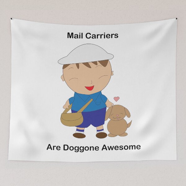 Artikelvorschau, Briefträger Doggone Awesome Cute Kawaii entworfen und verkauft von ValeriesGallery.