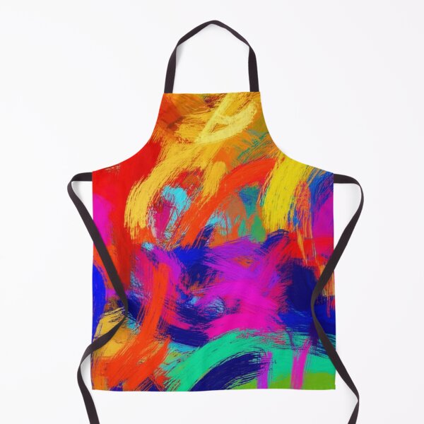 Item preview, Vibrant Neon Abstract Art Print designed and sold by Mixture-Designs.