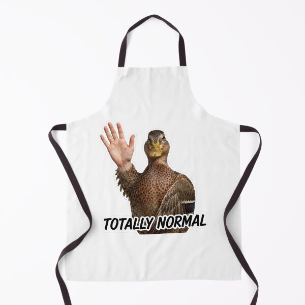 Item preview, Cursed Duck Waving - Totally Normal Funny Meme designed and sold by YenYen Lab.