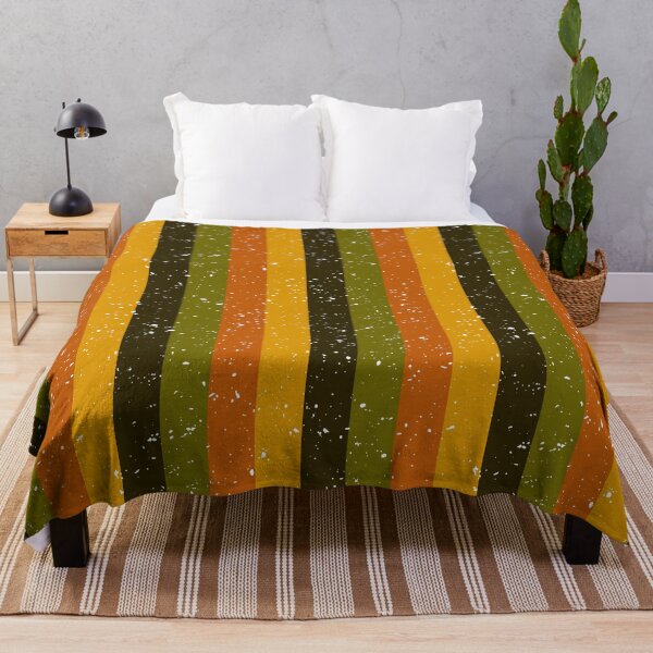 Item preview, Mustard Olive Retro 70s Stripe Seamless Pattern  designed and sold by Dino-Lune.