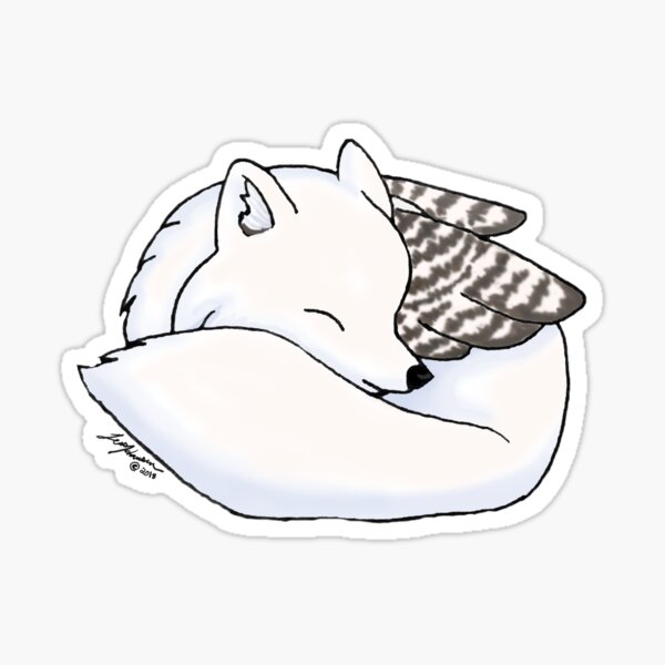 Snowy Enfield Sticker