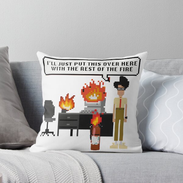 Item preview, Douglas Reynholm Funny Fire Quote from The IT Crowd designed and sold by elijbclaude.