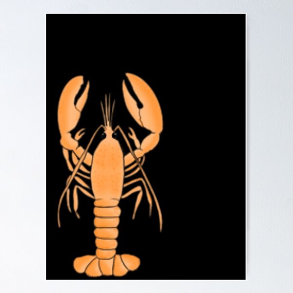 Item preview, Peach lobster designed and sold by DeangeloRogahn.