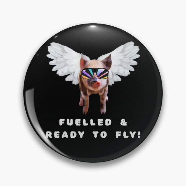 Item preview, Flying Pig Fuelled and Ready to Fly designed and sold by Artography Designs.