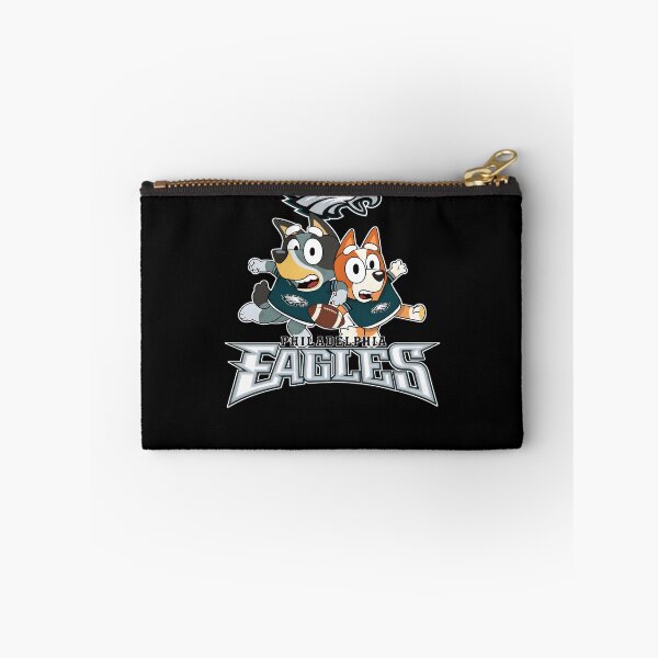 Item preview, Bluey & Bingo Eagles Football Fan designed and sold by ReadySide.