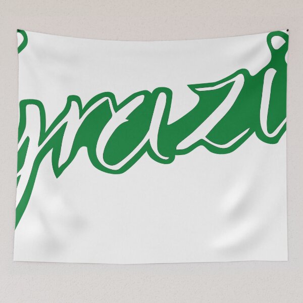 Item preview, grazie - thank you - in colour designed and sold by Lyn Ellison - random and fun designs.