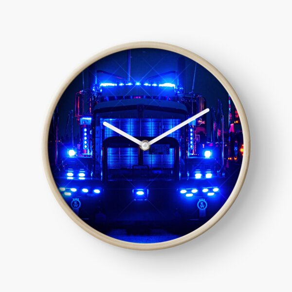 Item preview, Kenworth at Night with Blue Lights designed and sold by rharrisphotos.