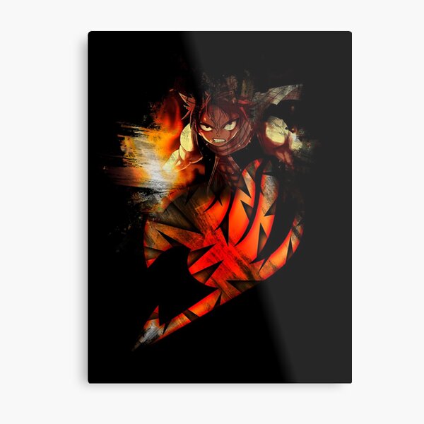 Fairy Tail Natsu Metal Print
