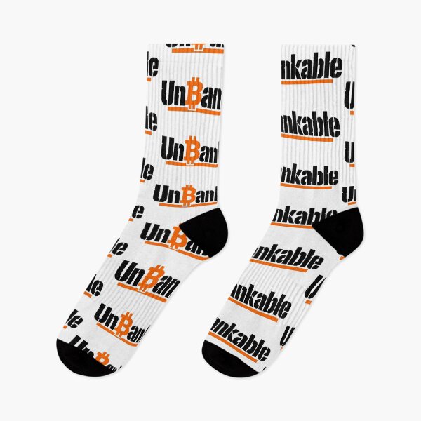 Item preview, Unbankable Bitcoin Bold Typography Design designed and sold by Oddly Minted Studio.