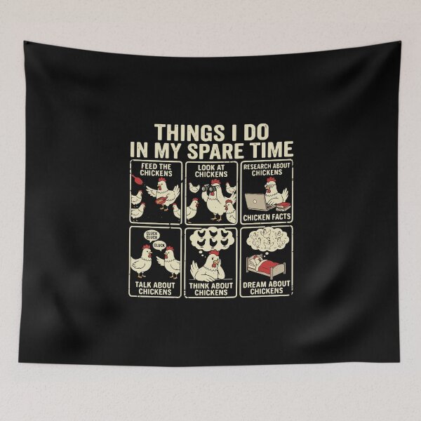 Item preview, Things I Do In My Spare Time Chicken Lover designed and sold by PopStars1993.