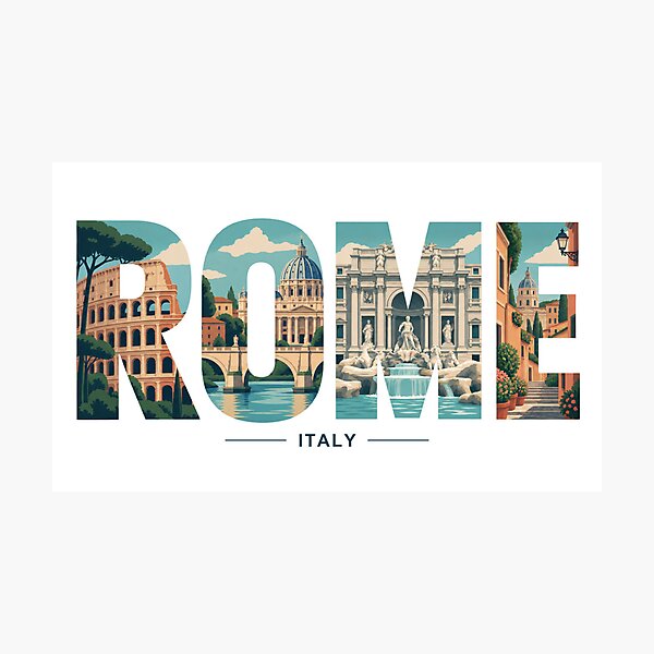 Item preview, Italy - Rome designed and sold by zzinthestore.